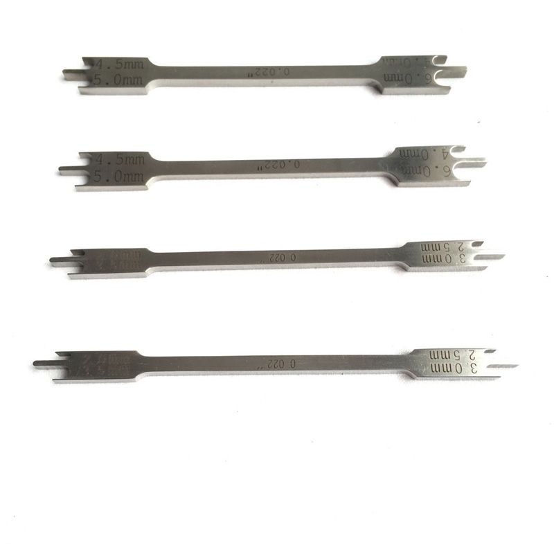 stainless steel dental orthodontic gauge instruments Bracket Positioning