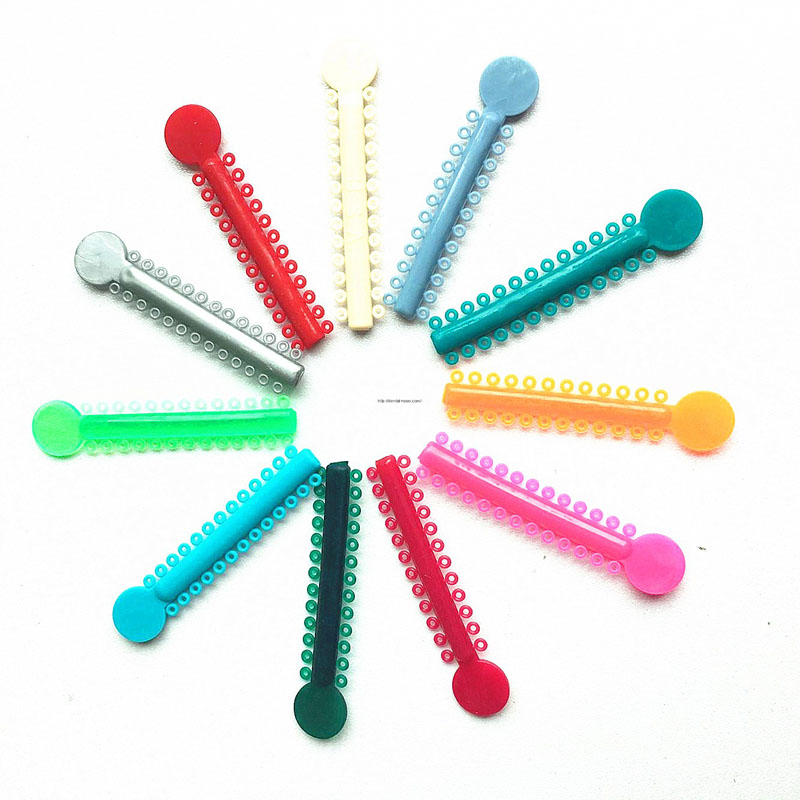 fashionable orthodontic elastic ties